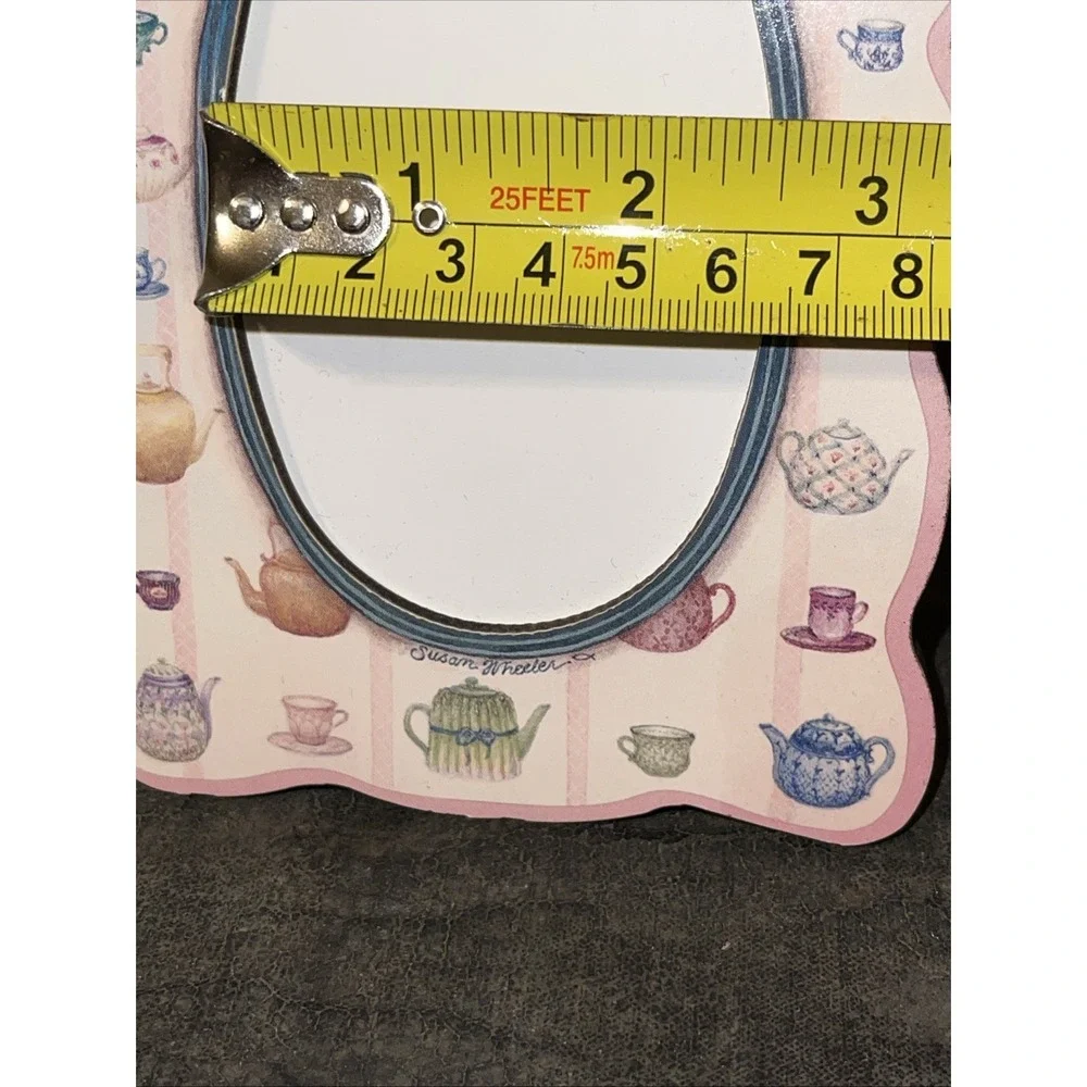 Susan Wheelers  Teapots Picture Frame 4x6 Pink